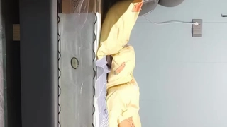 淫荡对白，射了一背